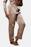Mysthelle Silk & Satin Loungewear Set - Champagne — thumbnail 3