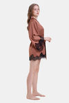 Mysthelle Super Comfy Satin Robe - Bronze — thumbnail 3