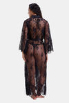Mysthelle Super Comfy Lace Robe - Black — thumbnail 2