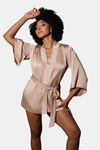 Mysthelle Super Comfy Satin Robe - Champagne — thumbnail 1