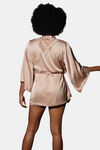 Mysthelle Super Comfy Satin Robe - Champagne — thumbnail 2