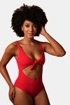 Mysthelle Quick Drying Maillot - Cherry — thumbnail 1