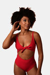 Mysthelle Quick Drying Maillot - Cherry — thumbnail 3