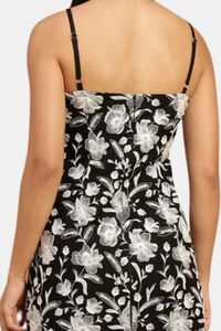 Sands of India Embroidered Black Poplin dress — thumbnail 5
