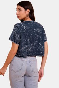 Sands of India Indigo Crop Top With Towel Wash - Blue — thumbnail 2