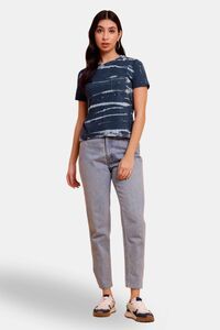 Sands of India Indigo Everyday Regular T-Shirt - Blue — thumbnail 5