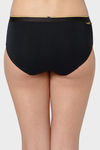 Bummer Medium Rise Full Coverage Hipster Panty - Black — thumbnail 2