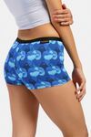 Bummer Medium Rise Full Coverage Boyshort - Blue — thumbnail 2