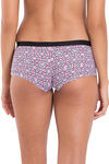 Jockey Cotton Boyshorts Brief - Pink N Black Print — thumbnail 4