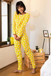 Zivame Cotton CoZzzies Baby Penguin Print Jumpsuit- Yellow — thumbnail 2