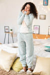 Zivame Cotton CoZzzies Happy Sheep Top and Pyjama- Blue — thumbnail 1