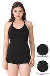 Zivame Medium Control Bodysuit With Bust - Black — thumbnail 1