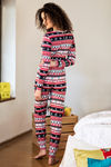 Zivame Cotton CoZzzies Aztec Jumpsuit- Aztec  — thumbnail 3