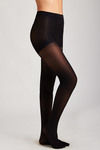 Zivame Seamless Full Length Smoothening Pantyhose- Black — thumbnail 3