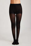 Zivame Seamless Full Length Smoothening Pantyhose- Black — thumbnail 4