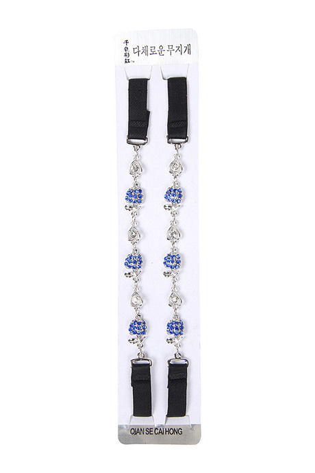 Zivame Rhinestone Accent Bra Straps- Blue — image 3