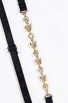 Zivame Butterflies Rhinestone Accent Bra Straps- Gold — thumbnail 2