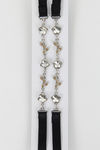 Zivame Rhinestone Accent Bra Straps- Silver Flower n Leaves — thumbnail 1