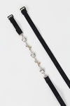 Zivame Rhinestone Accent Bra Straps- Silver Flower n Leaves — thumbnail 2