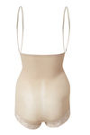 Zivame High Control Waist Shaping Boxer Bodysuit- Skin — thumbnail 3