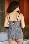 Zivame Sundown Collection Moderate Lift Babydoll with G-String-Animal — thumbnail 2