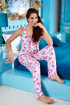 Zivame Dreamwear Rose Bloom Sleeveless Top and Pyjama Set — thumbnail 1