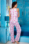 Zivame Dreamwear Rose Bloom Sleeveless Top and Pyjama Set — thumbnail 2
