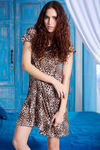 Zivame Plus Dreamwear Leopard Print Mid Thigh Nightdress — thumbnail 4