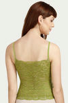 Zivame Made To Layer Double Layered Non Wired Medium Coverage Long Line Bra-Woodbine Olive — thumbnail 3