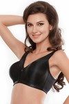 Zivame Double Layered Non Wired Full Coverage Sag Lift Bra-Black — thumbnail 3