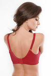 Zivame Single Layered Non Wired Full Coverage Sag Lift Bra-Rust Red — thumbnail 3