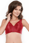 Zivame Single Layered Non Wired Full Coverage Sag Lift Bra-Rust Red — thumbnail 4