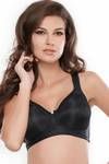 Zivame Single Layered Non Wired Full Coverage Bra-Black — thumbnail 5