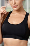 Zivame Z Gravity High Impact Running Bra With Vega Cup - Black — thumbnail 3