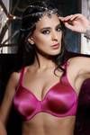 Zivame Padded Wired 3/4th Coverage T-Shirt Bra-Sinberry — thumbnail 4