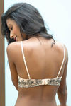 Zivame Made To Layer Double Layered Non Wired Low Coverage Bralette -Peach — thumbnail 3
