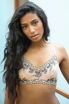Zivame Made To Layer Double Layered Non Wired Low Coverage Bralette -Peach — thumbnail 4