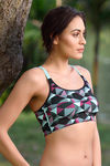Zivame Made To Layer Double Layered Non Wired 3/4th Coverage Bralette -Print — thumbnail 2