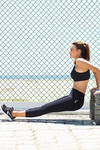 Zelocity Hugged Nouveau Soft Skin Fit Crop Pants- Black — thumbnail 3