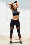 Zelocity AlphaSculpt Power Mesh Legging- Black — thumbnail 4