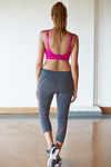 Zelocity Hugged Nouveau Soft Skin Fit Crop Pants- Grey — thumbnail 4