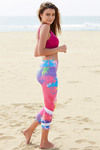 Zelocity Alphatone Mid Waist Core Leggings-Abstract Crystals — thumbnail 3