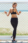 Zelocity AlphaSculpt Ankle Length Power Leggings- Black — thumbnail 3