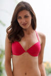 Zivame All That Lace Padded Wired Medium Coverage Pretty Back Bra-Red — thumbnail 2