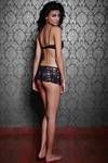 Zivame Lace Embrace Little Black Babydoll With G String — thumbnail 3