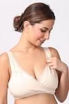 Morph Non Padded Non Wired Full Coverage Maternity / Nursing Bra (Pack of 2) - Skin — thumbnail 2