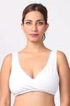 Morph Non Padded Non Wired Full Coverage Maternity / Nursing Bra (Pack of 2) - White — thumbnail 4