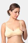 Morph Non Padded Non Wired Full Coverage Maternity / Nursing Bra (Pack of 2) - Skin — thumbnail 5