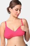 Morph Single Layered Non-Wired Full Coverage Nursing Bra - Blue Dark Pink — thumbnail 4