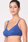 Morph Single Layered Non-Wired Full Coverage Nursing Bra - Blue Dark Pink — thumbnail 6